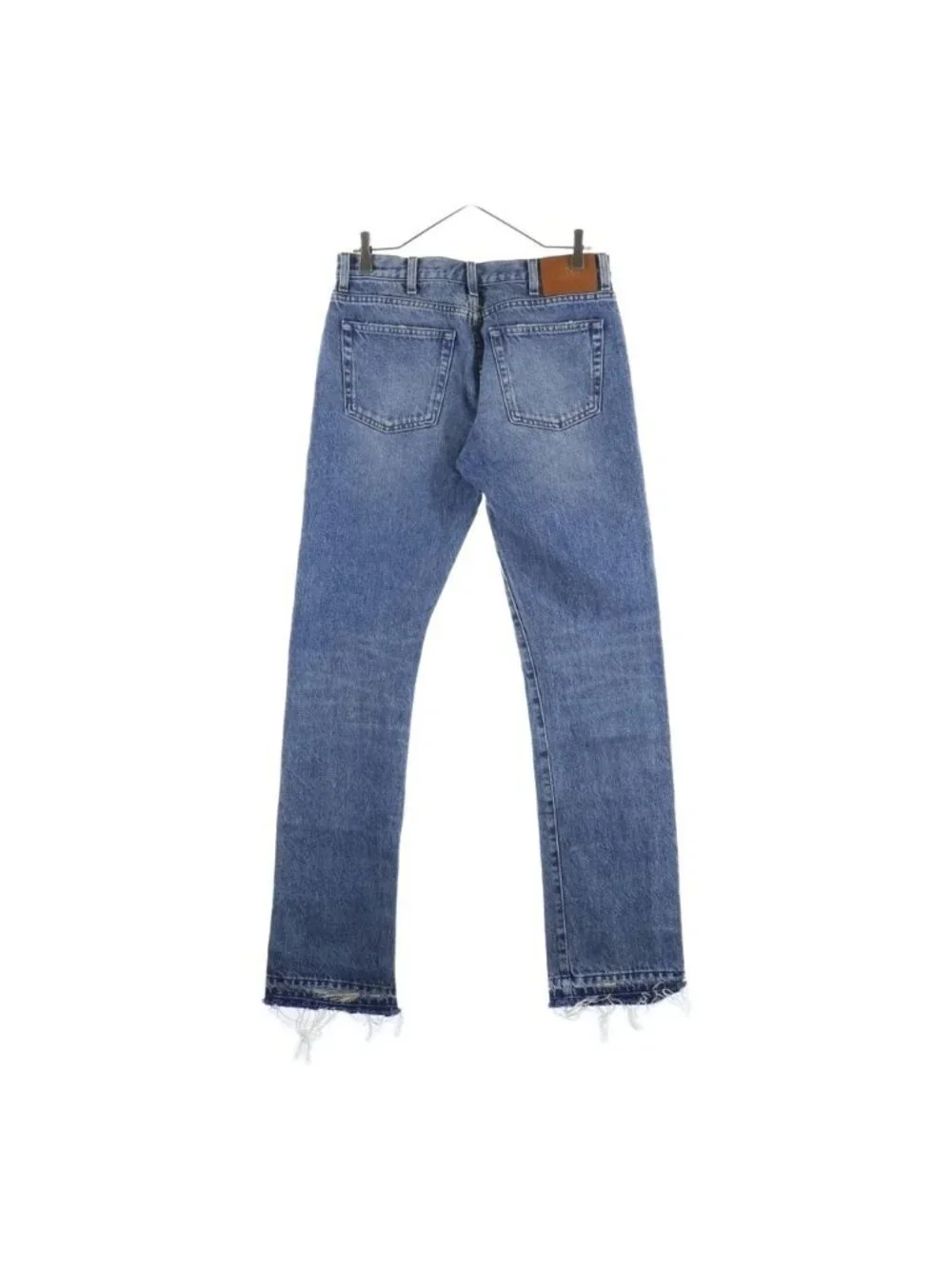 Gucci Embroidery Straight Denim Pants Indigo